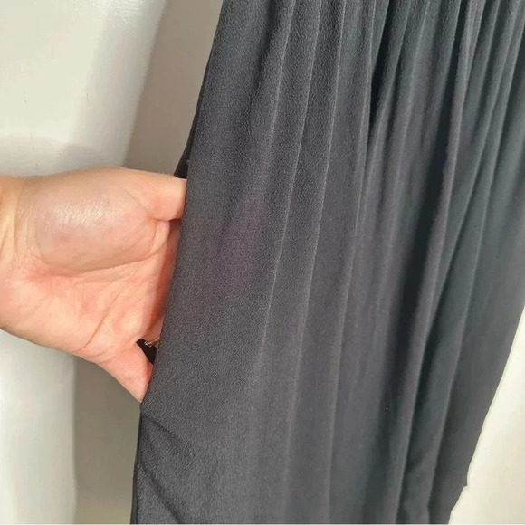 Kate Spade Black Rio Crepe Tie Back Dress Size 0 - Picture 6 of 12